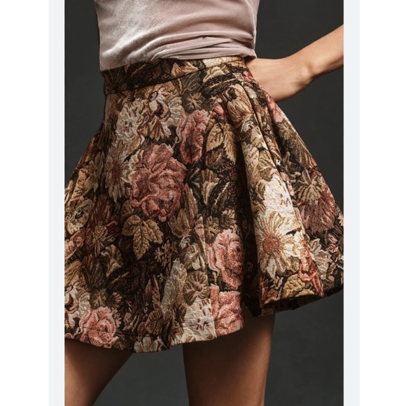 Brand New En Saison Carrie Jacquard Mini Skirt - Picture 4 of 7
